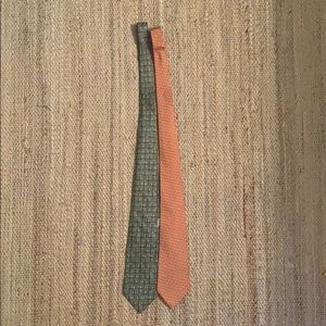 TWO Salvatore Ferragamo Ties